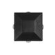 kelvo® ARKOS KLV-101-0110 Μοντέρνο Φωτιστικό Τοίχου - Απλίκα LED 8W 840lm 15° AC 220-240V Αδιάβροχο IP65 Θερμό Λευκό 2700K - Lumileds COB Chip & TÜV SÜD Driver - Μαύρο Ματ - Μ14 x Π5.5 x Υ14cm - 5 Χρόνια Εγγύηση - 4