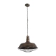 RAY 01045 Vintage Κρεμαστό Φωτιστικό Οροφής με Ντουί 1 x E27 AC 220-240V IP20 - Χάλκινο Εφέ Σκουριάς - Μ46 x Π46 x Υ36cm - 3