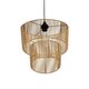 ROXXI 205-0019 Boho Κρεμαστό Φωτιστικό Οροφής με Ντουί 1 x E27 AC 220-240V IP20 - Μπεζ - M35 x Π35 x Υ37cm - 7