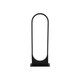 LUNEA GLB-103-0010 Φωτιστικό Κολωνάκι Κήπου LED 15W 1350lm 120° AC 220-240V Αδιάβροχο IP65 Θερμό Λευκό 2700K - Sanan SMD Chip - Μαύρο Ματ - Μ22 x Π7 x Υ60cm - 3 Χρόνια Εγγύηση - 3