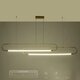 kelvo® GLOW KLV-101-0178 Κρεμαστό Φωτιστικό Οροφής LED 28W 2800lm 360° AC 220-240V IP20 Ρυθμιζόμενο Λευκό CCT με Χειριστήριο από 2700K έως 6000K Dimmable - Lumileds SMD Chip - Χρυσό Πλατίνα - Μ167 x Π7 x Υ24cm - 3 Χρόνια Εγγύηση - 18