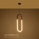 kelvo® GLOW KLV-101-0176 Κρεμαστό Φωτιστικό Οροφής LED 18W 1800lm 360° AC 220-240V IP20 Ρυθμιζόμενο Λευκό CCT με On/Off 2700K/4500K/6000K - Lumileds SMD Chip - Χρυσό Πλατίνα - Μ20 x Π2.5 x Υ60cm - 3 Χρόνια Εγγύηση - 14