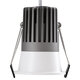 MICRO-B 60243 Χωνευτό LED Spot Downlight TrimLess Φ6cm 7W 875lm 38° AC 220-240V IP20 Φ6 x Υ7.8cm - Στρόγγυλο - Λευκό - Θερμό Λευκό 2700K - Bridgelux COB - 5 Years Warranty - 5