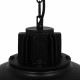 Vintage Industrial Κρεμαστό Φωτιστικό Οροφής Μονόφωτο Μαύρο Μεταλλικό Πλέγμα Φ33  HARROW BLACK 01571 - 8