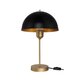GAZETA 203-0305 Μοντέρνο Επιτραπέζιο Φωτιστικό Πορτατίφ με Ντουί 1 x E27 AC 220-240V IP20 - Μαύρο & Χρυσό - Μ25 x Π25 x Υ39cm - 1