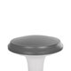 WHISPER 90553 Φωτιστικό Κολωνάκι Κήπου με Ντουί 1 x E27 AC 220-240V Αδιάβροχο IP65 - Γκρι Ανθρακί - Μ27 x Π27 x Υ29cm - 6