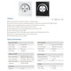 71454 S1-K SKYDANCE AC Smart RF 2.4Ghz & Ροοστάτη - Push ON/OFF Triac Dimming AC100-240V σε AC100-240V 1 x 1.5A 360W - Max 1.5A 360W - IP20 - Λευκό Σώμα - Μ8.5 x Π8.5 x Υ5cm - 5 Years Warranty - 9