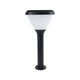 SOLARMIS 90521 LED Solar Bollard Light Κολωνάκι Κήπου Εξωτερικού Χώρου 10W 180lm 120° με Ενσωματωμένο Φωτοβολταϊκό Panel 6V 5W & Επαναφορτιζόμενη Μπαταρία Li-ion 3.2V 6000mAh με Αισθητήρα Ημέρας-Νύχτας - Αδιάβροχο IP65 Φ26 x Υ60cm Ψυχρό Λευκό 6000K - 4