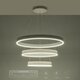 kelvo® VENOM KLV-101-0200-V2 Κρεμαστό Φωτιστικό Οροφής LED 120W 12000lm 120° AC 220-240V IP20 Ρυθμιζόμενο Λευκό CCT με Χειριστήριο από 2700K έως 6000K Dimmable - Lumileds SMD Chip - Λευκό Ματ - Μ80 x Π80 x Υ80cm - 3 Χρόνια Εγγύηση - 15