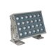 FLOODHENO 999-0264 Προβολέας Σποτ Wall Washer LED 36W 2880lm 30° DC 24V Αδιάβροχο IP65 Πολύχρωμο RGB Dimmable DMX512 - Bridgelux SMD Chip - Γκρι - Μ22 x Π11 x Υ16.5cm - 3 Χρόνια Εγγύηση - 1