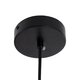 kelvo® BELLISSIMO KLV-101-0373 Κρεμαστό Φωτιστικό Οροφής για Λάμπα με Ντουί E27 AC 220-240V IP20 - Μαύρο Ματ & Λευκό - Μ20 x Π20 x Υ42cm - 8