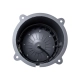 FLOOD-MILO 90738 Κινούμενος Προβολέας - Σποτ Φωτισμού Wall Washer για Φωτισμό Κτιρίων LED 24W 2280lm 10° AC 220-240V Αδιάβροχο IP67 Φ22 x Υ30cm Φυσικό Λευκό 4500K - Γκρι Ανθρακί - 3 Χρόνια Εγγύηση - 6