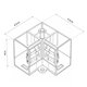 HEXON GLB-101-0094 Σύνδεσμος Γ 90° AC 220-240V IP20 - Διάφανο - Μ4.5 x Π4.5 x Υ4cm - 3