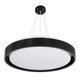 kelvo® BARCHETTA KLV-101-0265-V2 Φωτιστικό Οροφής LED 72W 7200lm 120° AC 220-240V IP20 Ρυθμιζόμενο Λευκό CCT με Χειριστήριο από 2700K έως 6000K Dimmable - Lumileds SMD Chip - Μαύρο Ματ - Μ48 x Π48 x Υ8.2cm - 3 Χρόνια Εγγύηση - 8