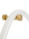 kelvo® LASSO KLV-101-0506 Φωτιστικό Τοίχου / Απλίκα LED 32W 3200lm 360° AC 220-240V IP20 Ρυθμιζόμενο Λευκό CCT με Διακόπτη στο Driver 2700K/4500K/6000K Triac Dimmable - Lumileds SMD Chip & ENEC/TÜV Driver - Σατινέ Χρυσό Βούρτσας - Μ120 x Π8 x Υ35cm - 5 Χρόνια Εγγύηση - 6