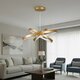 kelvo® NEMESIS KLV-101-0222-V2 Κρεμαστό Φωτιστικό Οροφής LED 120W 12000lm 180° AC 220-240V IP20 Ρυθμιζόμενο Λευκό CCT με Χειριστήριο από 2700K έως 6000K Dimmable - Lumileds SMD Chip - Χρυσό Πλατίνα - Μ80 x Π80 x Υ80cm - 3 Χρόνια Εγγύηση - 2