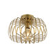 STAR 202-0053 MODERN CEILING GRID LIGHT 1 X E27 IP20 GOLD METAL - L40 X W40 X H27CM