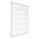 ZEUS 60969 Χωνευτό LED Panel 60x60cm 48W 7200lm 120° CRI≥86Ra UGR<19 Anti-Glare Shield Diffuser AC 220-240V IP44 Μ60 x Π60 x Υ3.3cm - Φυσικό Λευκό 4500K - 5