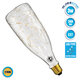 Λάμπα E27 DBC80 Deco Bottle SMD LED Copper String 3W 240 lm 320° AC 85-265V Edison Retro με Διάφανο Γυαλί Θερμό Λευκό 2700 K  99221 - 1