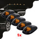 85303 Πακέτο 5 Τεμάχια Φώτα Όγκου Οροφής - Running Lights για Αυτοκίνητα - SUV - Αγροτικά LED SMD 3030 12W 600lm DC 12V με Διακόπτη On/Off Αδιάβροχα IP65 5x Πορτοκαλί