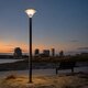 TOPIS GLB-103-0020 Φωτιστικό Κεφαλής Post Top Πλατείας/Πάρκου/Κήπου LED 50W 4500lm 360° AC 220-240V Αδιάβροχο IP65 Θερμό Λευκό 2700K - Sanan SMD Chip - Μαύρο Ματ - Μ50 x Π50 x Υ39cm - 3 Χρόνια Εγγύηση - 6