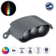 TREELIGHT-ZINA 90689 Κυρτή Μπάρα Φωτισμού Wall Washer με Αντιθαμβωτική Γρίλια Ειδική για Φυτά - Δέντρα LED 3W 255lm 30° DC 24V Αδιάβροχο IP65 Μ9 x Π6.5 x Υ4cm Πολύχρωμο RGBW DMX512 - Γκρι Ανθρακί - 3 Χρόνια Εγγύηση