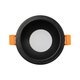 kelvo® SIGMA KLV-101-0041 Χωνευτό Φωτιστικό Downlight Σποτ Μπάνιου για Λάμπα MR16 με Ντουί GU10 AC 220-240V Αδιάβροχο IP65 - Μαύρο Ματ - Μ8.5 x Π8.5 x Υ4.4cm / Q7.5cm - 3