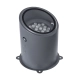 FLOOD-MILO 90737 Κινούμενος Προβολέας - Σποτ Φωτισμού Wall Washer για Φωτισμό Κτιρίων LED 24W 2160lm 10° AC 220-240V Αδιάβροχο IP67 Φ22 x Υ30cm Θερμό Λευκό 2700K - Γκρι Ανθρακί - 3 Χρόνια Εγγύηση - 2