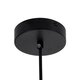 kelvo® BELLISSIMO KLV-101-0375 Κρεμαστό Φωτιστικό Οροφής για Λάμπα με Ντουί E27 AC 220-240V IP20 - Μαύρο Ματ & Λευκό - Μ40 x Π40 x Υ62cm - 8