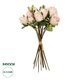 Artificial Garden PINK ROSE BOUQUET 21082 Τεχνητό Διακοσμητικό Μπουκέτο Τριαντάφυλλα Ροζ Y36cm