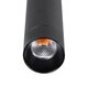 kelvo® CANAL KLV-101-0071 Κρεμαστό Φωτιστικό Οροφής LED 7W 700lm 36° AC 220-240V IP20 Θερμό Λευκό 2700K - Bridgelux COB Chip & TÜV SÜD Driver - Μαύρο Ματ - Μ4 x Π4 x Υ40cm - 5 Χρόνια Εγγύηση - 6
