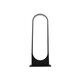 LUNEA GLB-103-0010 Φωτιστικό Κολωνάκι Κήπου LED 15W 1350lm 120° AC 220-240V Αδιάβροχο IP65 Θερμό Λευκό 2700K - Sanan SMD Chip - Μαύρο Ματ - Μ22 x Π7 x Υ60cm - 3 Χρόνια Εγγύηση - 7