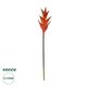 Artificial Garden RED PEACOCK BRANCH 21398 Τεχνητό Διακοσμητικό Κλαδί Κόκκινο πουλί του παραδείσου Y90cm - 1
