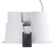 PLUTO-B 60261 Χωνευτό LED Spot Downlight TrimLess Φ10.4cm 15W 1875lm 38° AC 220-240V IP20 Φ10.4 x Υ6.5cm - Στρόγγυλο - Λευκό & Anti-Glare HoneyComb - Θερμό Λευκό 2700K - Bridgelux COB - 5 Years Warranty - 5