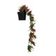 Artificial Garden HANGING RED PINE CONE 20869 Τεχνητό Κρεμαστό Διακοσμητικό Φυτό Κόκκινο Κουκουνάρι Μ17 x Π17 x Υ50cm - 3