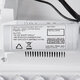 EMERGANO 60992 Πλαφονιέρα Οροφής LED 30W 3000lm 120° AC 220-240V με Ενσωματωμένο Σύστημα Emergency Li-ion 3450mAh/12.8Wh με Αυτονομία έως 3hrs - Αδιάβροχη IP54 Φ38 x Υ5.3cm Ψυχρό Λευκό 6000K - Λευκό - Bridgelux Chips - 12