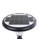 SOLARIOS 90502 Professional LED Solar Urban Park Light Αυτόνομο Ηλιακό Φωτιστικό Πλατείας - Πάρκου - Κήπου 40W 550lm 120° με Ενσωματωμένο Φωτοβολταϊκό Panel 6V 12W & Επαναφορτιζόμενη Μπαταρία Li-ion 3.2V 15000mAh με Αισθητήρα Ημέρας-Νύχτας - Αδιάβροχο IP65 Φ54 x Υ45cm Ψυχρό Λευκό 6000K - 4