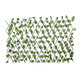 Artificial Garden NASTURTIUM 78498 Πτυσσόμενη Πέργκολα Τεχνητής Φυλλωσιάς - Κάθετος Κήπος Σύνθεση Ινδοκάρδαμο Μ110 x Π10 x Υ120cm (min) Μ310 x Π10 x Υ45cm (max)