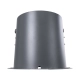 FLOOD-MILO 90741 Κινούμενος Προβολέας - Σποτ Φωτισμού Wall Washer για Φωτισμό Κτιρίων LED 48W 4560lm 10° AC 220-240V Αδιάβροχο IP67 Φ26 x Υ30cm Φυσικό Λευκό 4500K - Γκρι Ανθρακί - 3 Χρόνια Εγγύηση - 5
