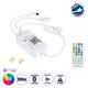73431 Ασύρματος Bluetooth LED RGB & Music Controller Sound Activated με Χειριστήριο IR & 2 Εξόδους RGB DC 5-12V Max 100W - 1