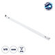 TUBATO 60147 Μεταλλικό Σκαφάκι για 1 x Λάμπα 60CM T8 G13 LED AC 220-240V IP20 Μ60 x Π3.4 x Υ4.3cm - 5 Χρόνια Εγγύηση - 1