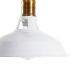 ANER 01072 Vintage Κρεμαστό Φωτιστικό Οροφής με Ντουί 1 x E27 AC 220-240V IP20 - Λευκό & Χρυσό - Μ27.5 x Π27.5 x Υ19cm - 8