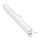 HEXON GLB-101-0086 Γραμμικό Επεκτεινόμενο DIY Φωτιστικό Οροφής LED 6W 750lm 120° AC 220-240V IP20 Φυσικό Λευκό 4000K - Sanan SMD Chip - Ασημί - Μ44 X Π2 X Υ3.5cm - 3 Χρόνια Εγγύηση - 5