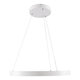 NEMESIS 61159 Κρεμαστό Φωτιστικό Δαχτυλίδι-Κύκλος LED CCT 45W 5230lm 360° AC 220-240V - Εναλλαγή Φωτισμού μέσω Τηλεχειριστηρίου All In One Ψυχρό 6000k+Φυσικό 4500k+Θερμό 2700k Dimmable Φ60cm - Λευκό - 3