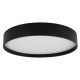 NARNIA 61259 Μοντέρνο Φωτιστικό Οροφής LED 100W 10000lm 120° AC 220-240V IP20 Ρυθμιζόμενο Λευκό CCT με Χειριστήριο από 2700K έως 6000K Dimmable - Lumileds SMD Chip - Μαύρο Ματ - Μ60 x Π60 x Υ10cm - 3 Χρόνια Εγγύηση - 2