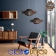 SASSO 01602 Boho Κρεμαστό Φωτιστικό Οροφής με Ντουί 1 x E27 AC 220-240V IP20 - Καφέ - Μ50 x Π50 x Y23cm - 8