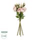 Artificial Garden DUSTY PINK ROSE BOUQUET 21084 Τεχνητό Διακοσμητικό Μπουκέτο Τριαντάφυλλα Ανοιχτό Ροζ Y44cm