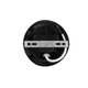 kelvo® NEXA KLV-101-0249 Φωτιστικό Τοίχου / Απλίκα LED 6W 360lm 180° AC 220-240V Αδιάβροχο IP65 Μπλε - Sanan SMD Chip & TÜV SÜD Driver - Μαύρο Ματ - Μ11 x Π8.5 x Υ11cm - 5 Χρόνια Εγγύηση - 8