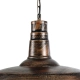 RAY 01045 Vintage Κρεμαστό Φωτιστικό Οροφής με Ντουί 1 x E27 AC 220-240V IP20 - Χάλκινο Εφέ Σκουριάς - Μ46 x Π46 x Υ36cm - 8