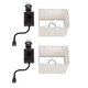 ROULETTE-S 61384 Μοντέρνο Φωτιστικό Τοίχου - Απλίκα Ξενοδοχείου Bed Side LED 3W 360lm & 1 x E27 36° & 360° AC 220-240V - Reading Up/Down Light - Φορτιστής USB 3A - Μ17 x Π20 x Υ37cm - Φυσικό Λευκό 4500K - Καφέ με Μπεζ Καπέλο - Σετ 2 Τεμαχίων - 10
